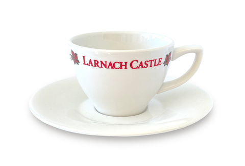 Larnach Castle monogrammed tea cup & saucer